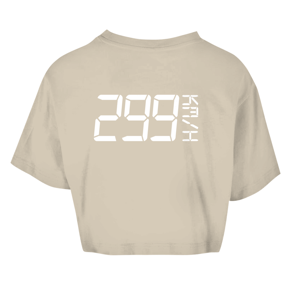 299 Km/h Motogirl - Damen Oversize Crop Top