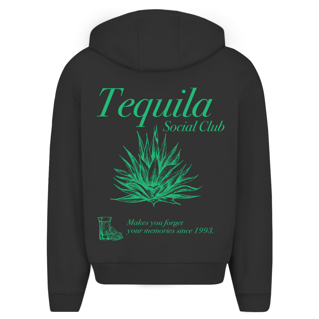 Tequila Social Club - Oversize Zipper Hoodie