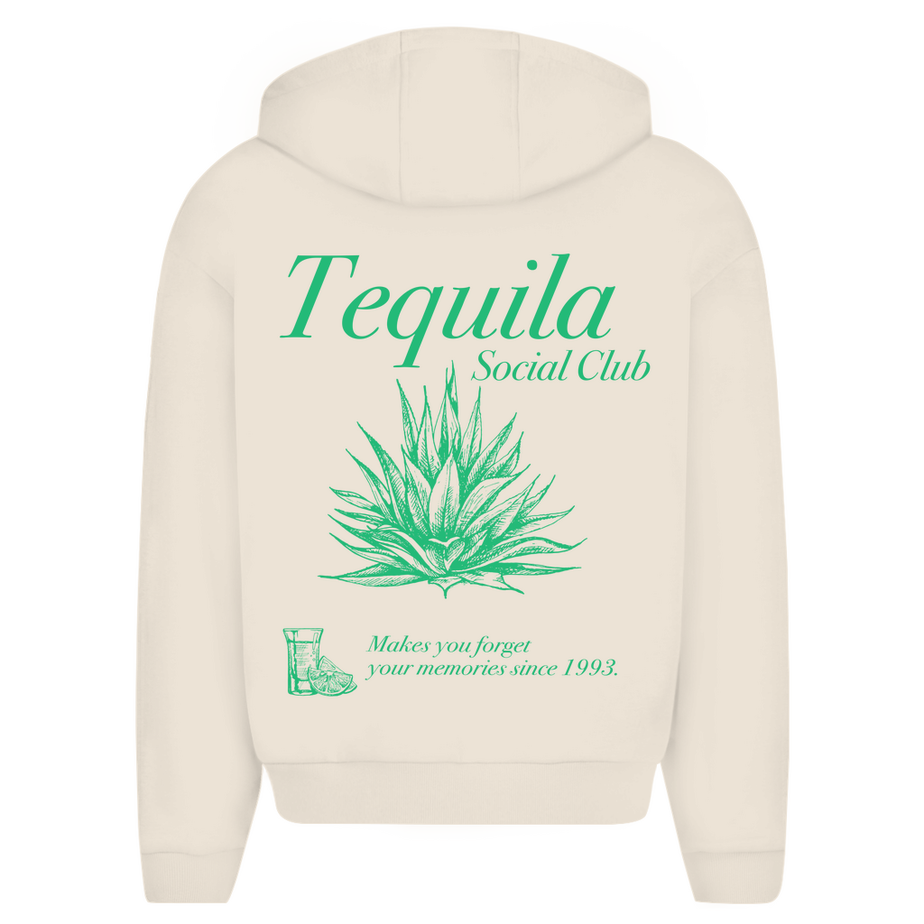 Tequila Social Club - Oversize Zipper Hoodie