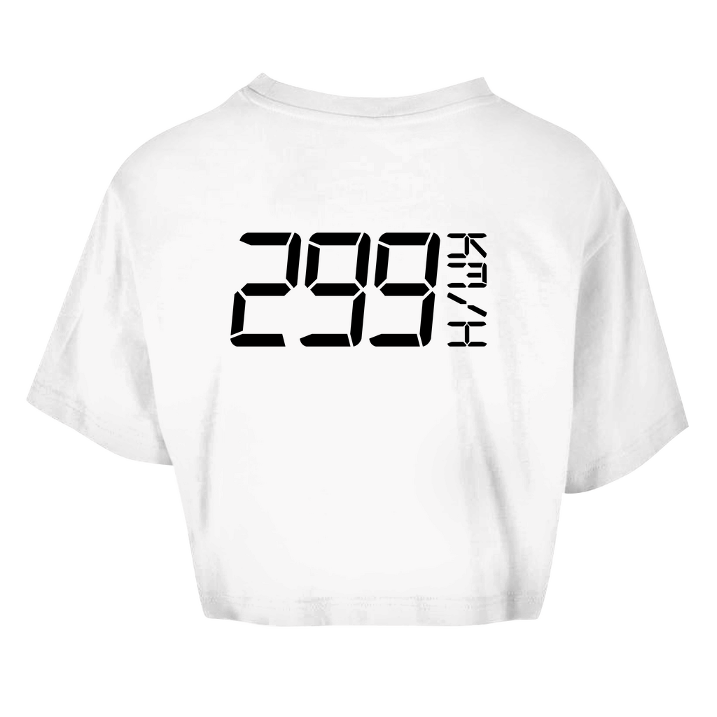 299 Km/h Motogirl - Damen Oversize Crop Top
