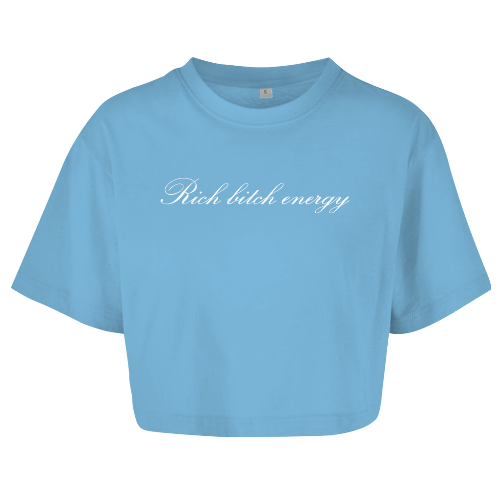 Rich bitch energy - Damen Oversize Crop Top
