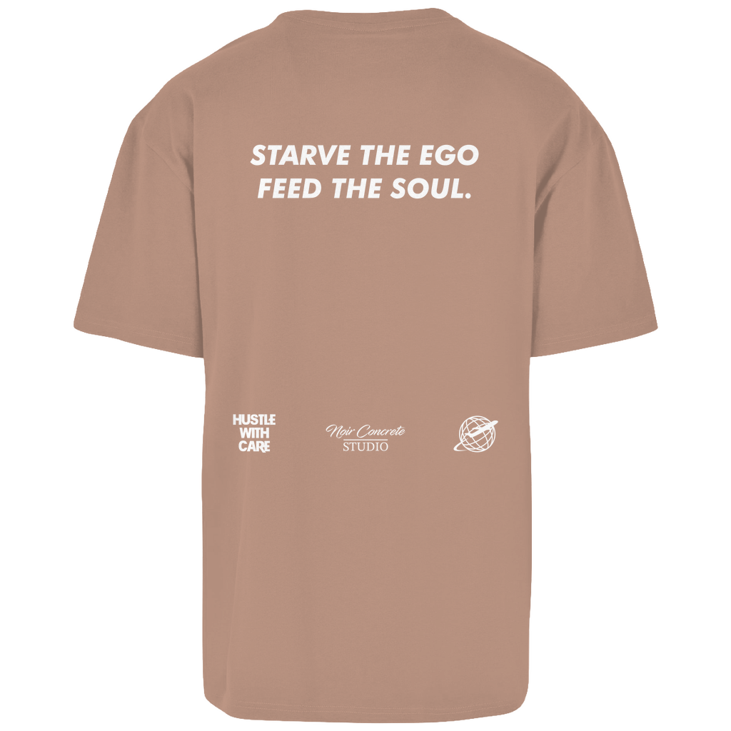 STARVE THE EGO FEED THE SOUL - Heavy Oversize Shirt