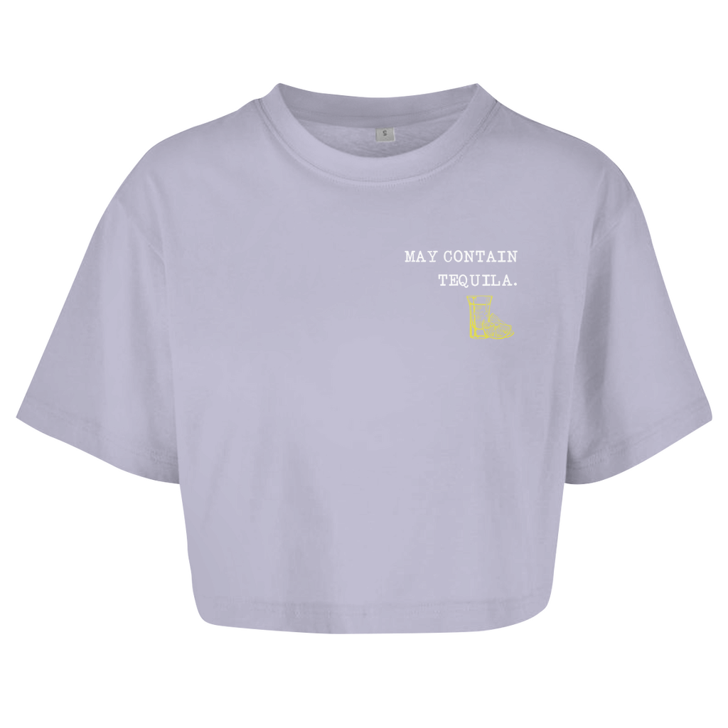 May contain tequila - Damen Oversize Crop Top