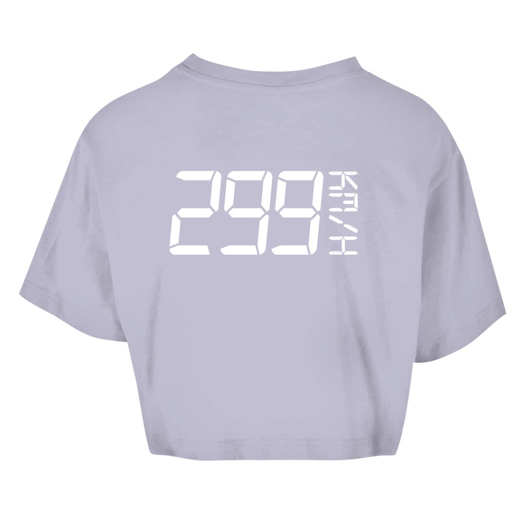 299 Km/h Motogirl - Damen Oversize Crop Top