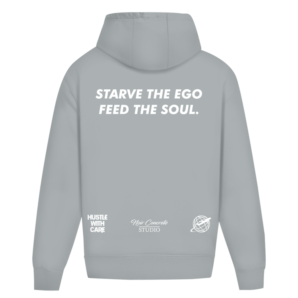 STARVE THE EGO FEED THE SOUL - Heavy Oversize Hoodie