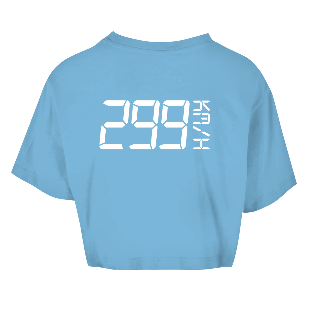 299 Km/h Motogirl - Damen Oversize Crop Top