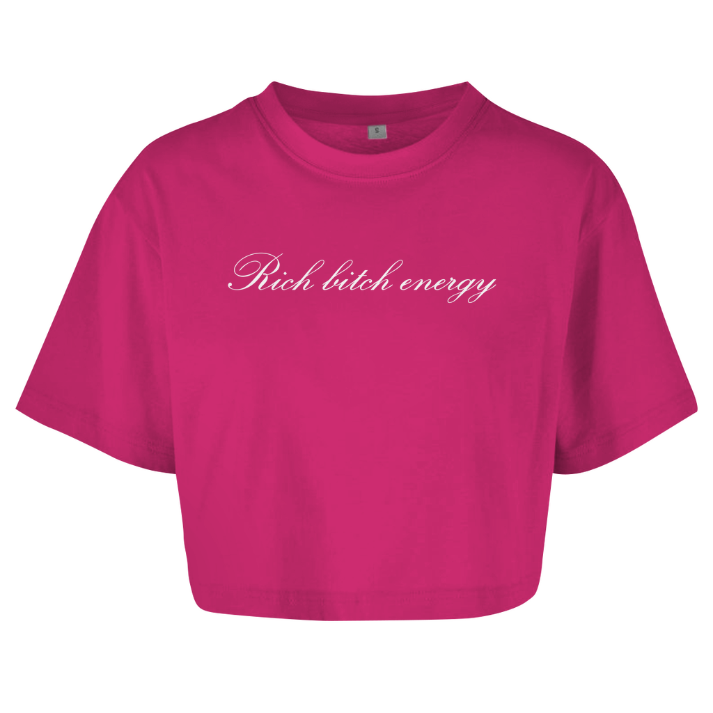 Rich bitch energy - Damen Oversize Crop Top