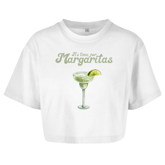 It's time for Margaritas - Damen Oversize Crop Top