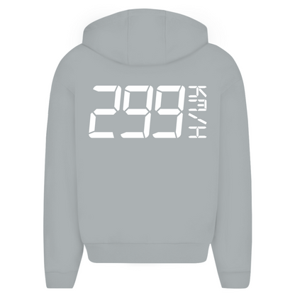 299 Km/h Moto -  Oversize Zipper Hoodie