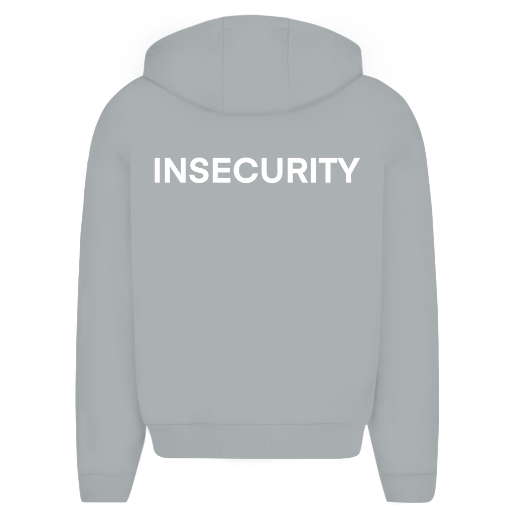 INSECURITY -  Oversize Zipper Hoodie