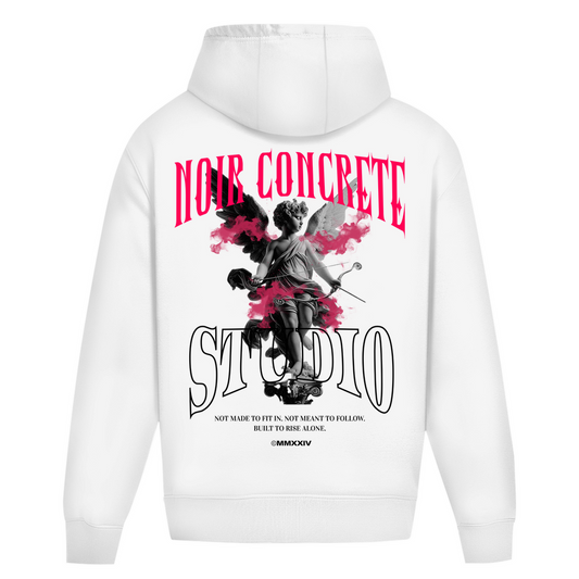 Noir Concrete Angel - Heavy Oversize Hoodie