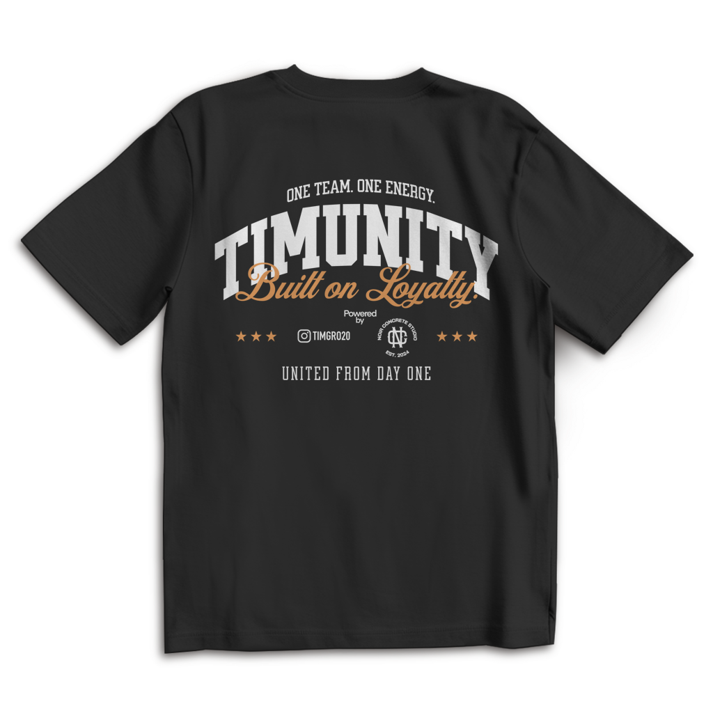 Timunity Front & Backprint - Oversize T-Shirt