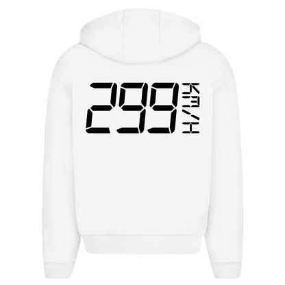 299 Km/h Moto -  Oversize Zipper Hoodie