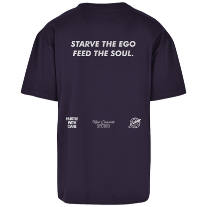 STARVE THE EGO FEED THE SOUL - Heavy Oversize Shirt