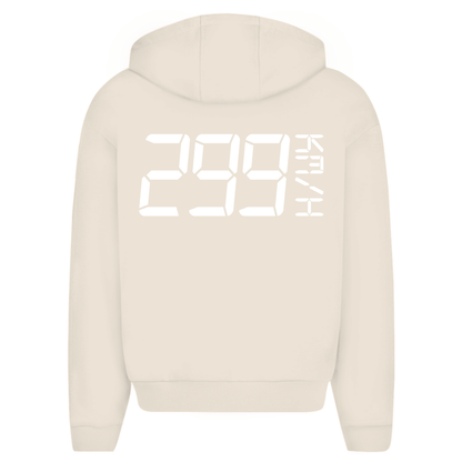 299 Km/h Moto -  Oversize Zipper Hoodie