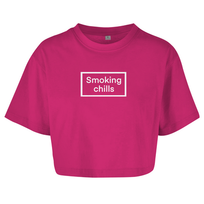 Smoking chills - Damen Oversize Crop Top