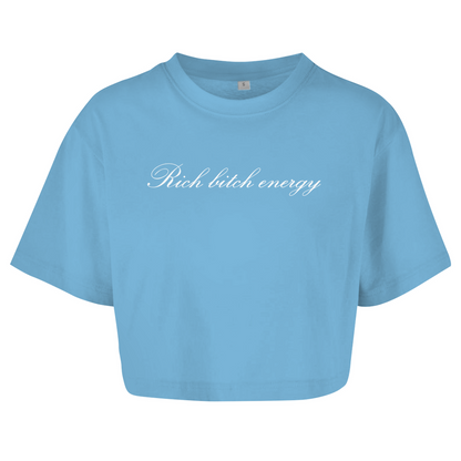 Rich bitch energy - Damen Oversize Crop Top