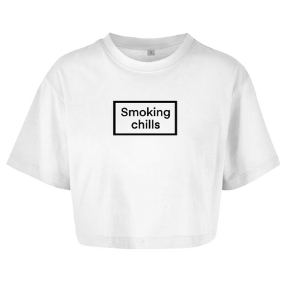 Smoking chills - Damen Oversize Crop Top