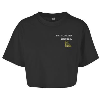 May contain tequila - Damen Oversize Crop Top
