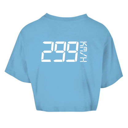 299 Km/h Motogirl - Damen Oversize Crop Top