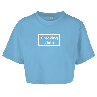 Smoking chills - Damen Oversize Crop Top