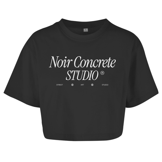 Noir Street Art Studio - Damen Oversize Crop Top