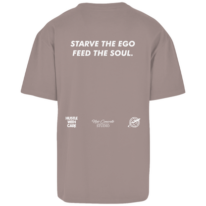 STARVE THE EGO FEED THE SOUL - Heavy Oversize Shirt